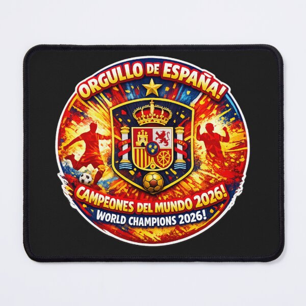 Item preview, España Campeona del Mundo 2026 | Emblema Circular Dorado para Camiseta | World designed and sold by StyleOnly4U2030X.