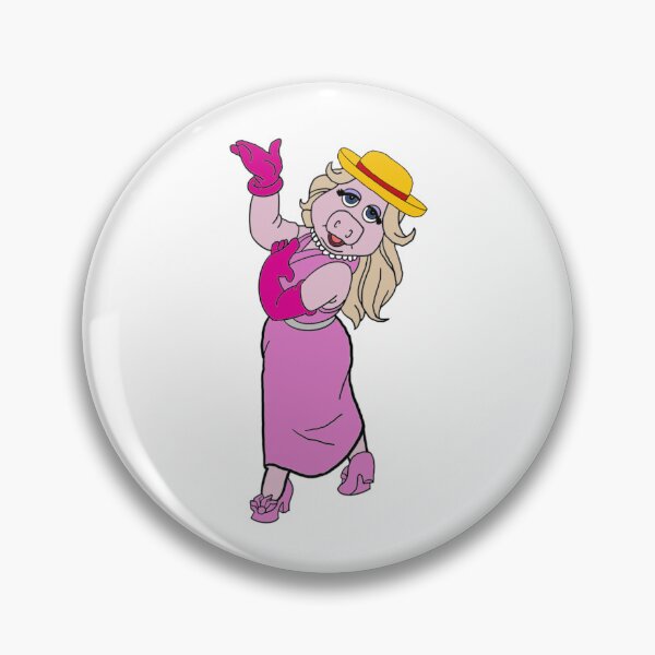 Item preview, The Muppets - Miss Piggy In A Straw Hat designed and sold by Animals-by-JB.