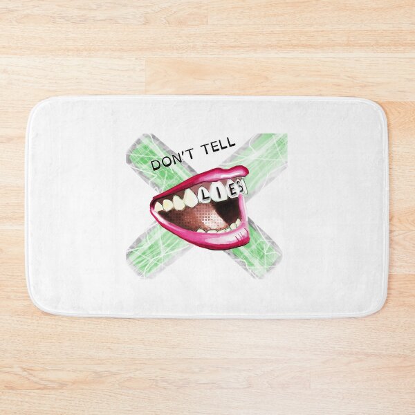 Item preview, Don’t Tell – Bold Mouth Illustration (Lies Concept Art) designed and sold by ChiaraPagani.