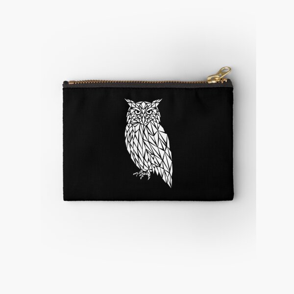 Item preview, White geometric owl designed and sold by Espyr.Art.
