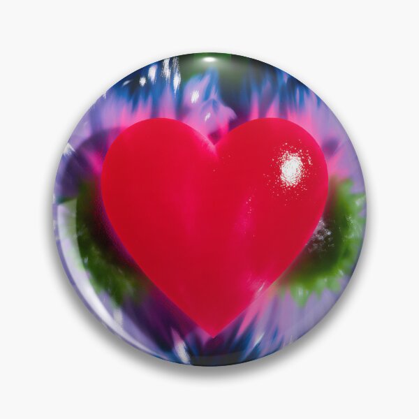 Item preview, Neon Floral Heart in Bloom designed and sold by bubblegoth.