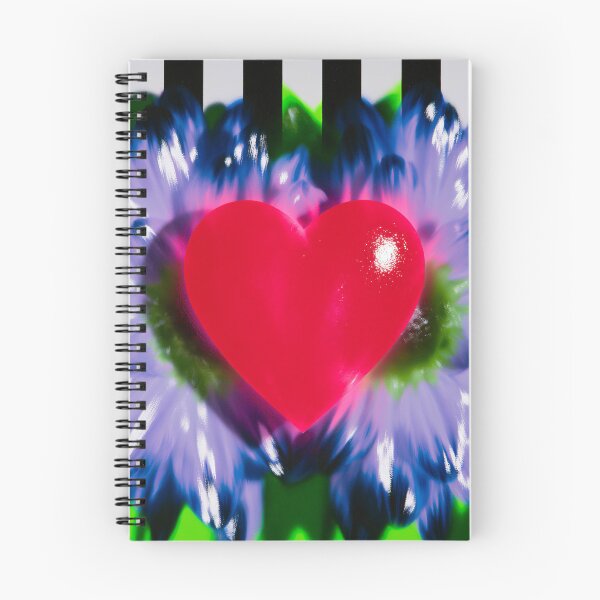 Item preview, Neon Floral Heart in Bloom designed and sold by bubblegoth.
