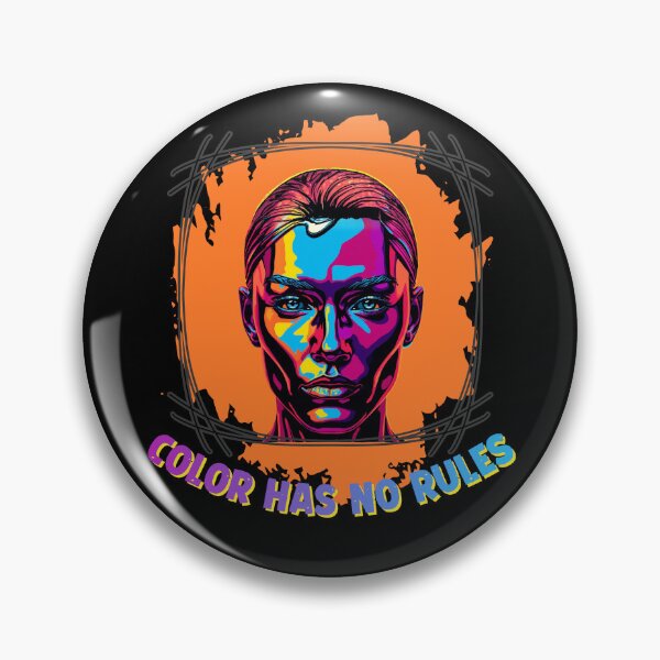 Item preview, Color Has No Rules – Vibrant Pop Art Portrait designed and sold by TestudoDesign.