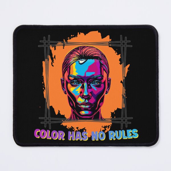 Item preview, Color Has No Rules – Vibrant Pop Art Portrait designed and sold by TestudoDesign.