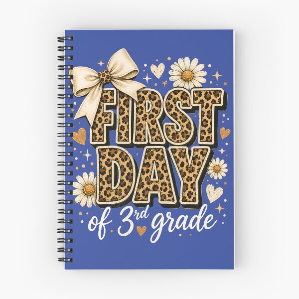 Item preview, First Day of 3rd Grade T-Shirt, Leopard Back to School Gift, Cute 3rd Grade Graphic Tee, Third Grade Student Shirt, School Kids Apparel designed and sold by Velnoxar.