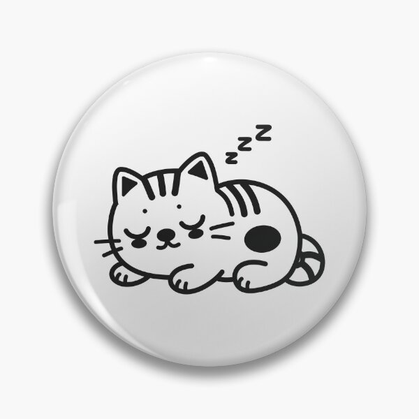 Item preview, Cute Lazy Black Cat Vibes designed and sold by Moodprint5.
