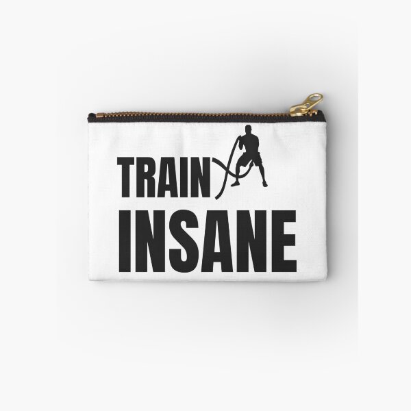 Item preview, Train Insane Battle Ropes Gym Motivation T-Shirt designed and sold by RisticCEO.