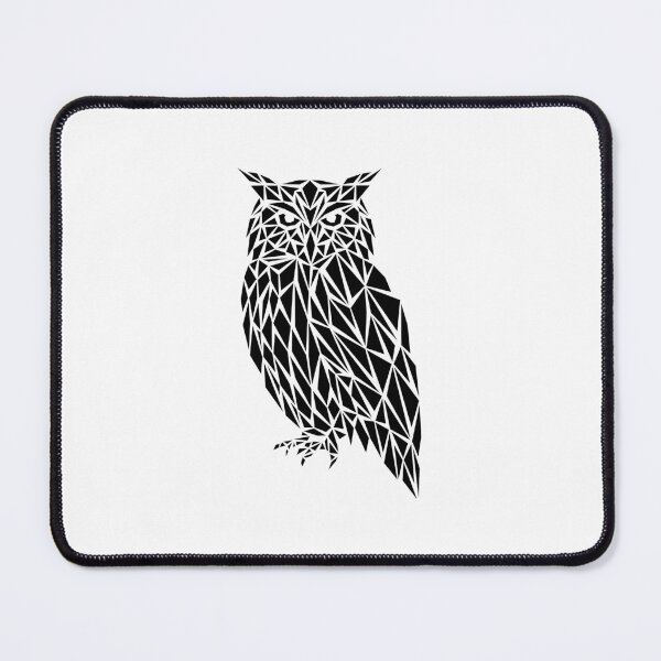 Item preview, Black Geometric Owl designed and sold by Espyr.Art.