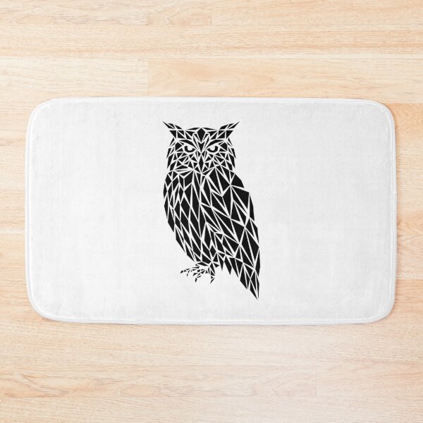 Item preview, Black Geometric Owl designed and sold by Espyr.Art.