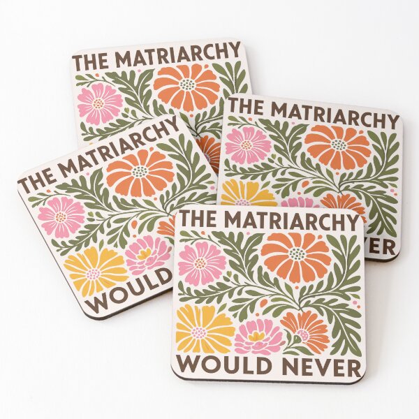 Item preview, The Matriarchy Would Never, Feminist Matisse Inspired Floral designed and sold by Sprinkle12345.