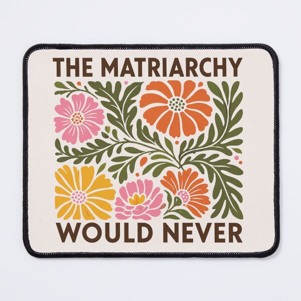 Item preview, The Matriarchy Would Never, Feminist Matisse Inspired Floral designed and sold by Sprinkle12345.