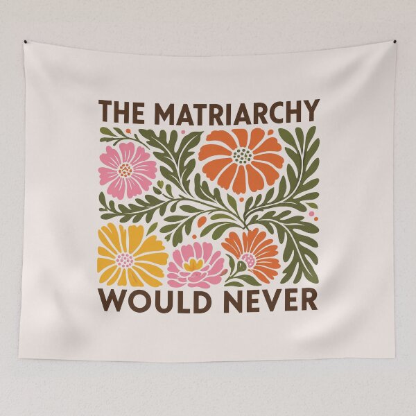 Item preview, The Matriarchy Would Never, Feminist Matisse Inspired Floral designed and sold by Sprinkle12345.