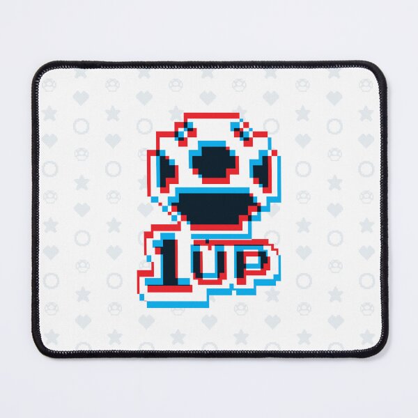 Item preview, 1up Mushroom Negative 3D 2 - White designed and sold by animinimal.