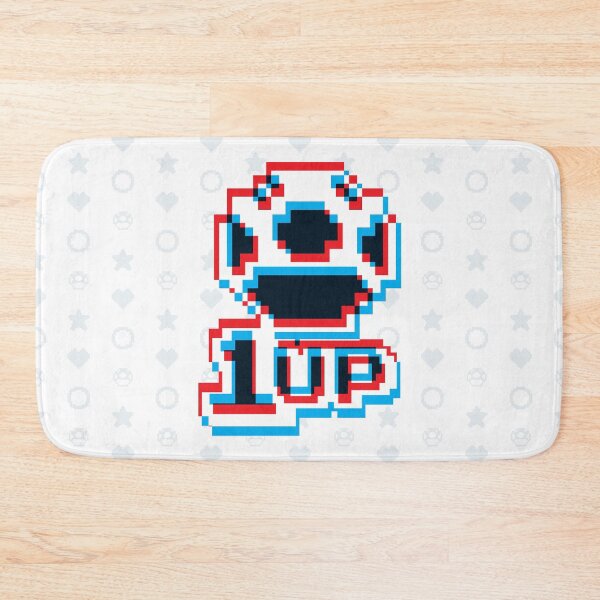 Item preview, 1up Mushroom Negative 3D 2 - White designed and sold by animinimal.