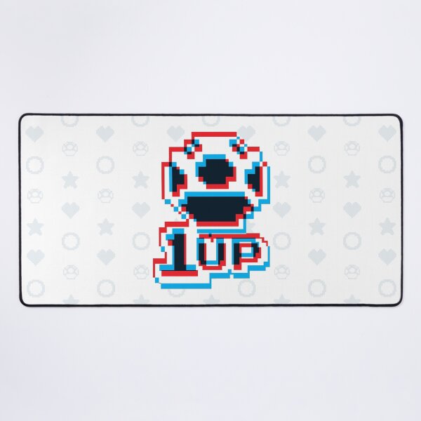 Item preview, 1up Mushroom Negative 3D 2 - White designed and sold by animinimal.
