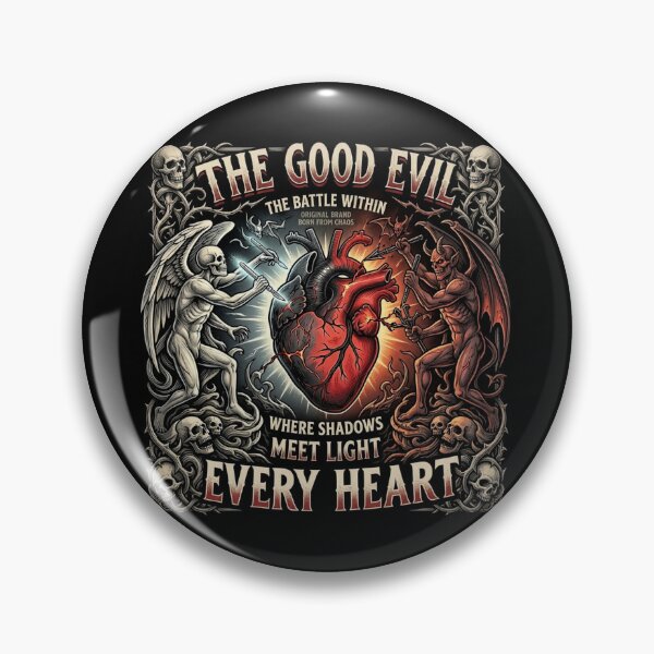 Item preview, The Good Evil Battle Within designed and sold by Voodoo Store Paranormal Collections.