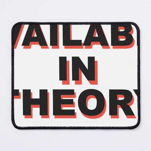 Item preview, Available in Theory – Distressed Minimal Typography T-Shirt designed and sold by WORN.THOUGHTS.