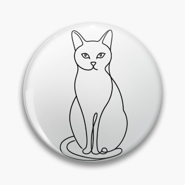 Item preview, Minimal Line Art Cat designed and sold by EwaMariaShop.