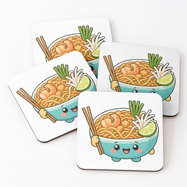 Item preview, Cute Pad Thai Bowl designed and sold by Doodle Planet.