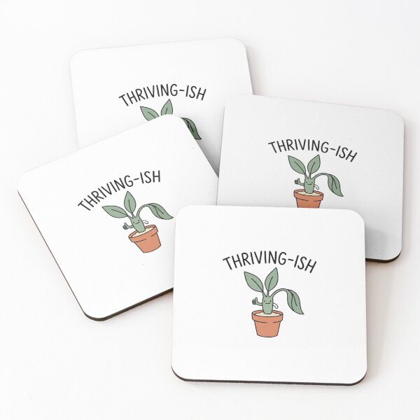 Item preview, Thriving-ish Funny Struggling Houseplant designed and sold by GoofyShopp.