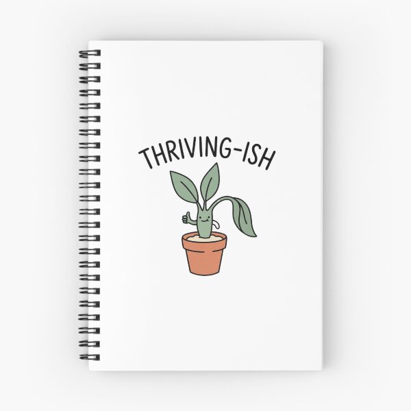 Item preview, Thriving-ish Funny Struggling Houseplant designed and sold by GoofyShopp.