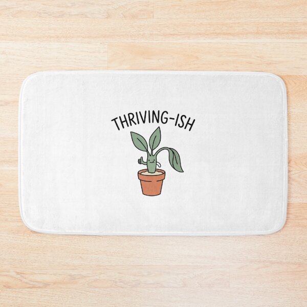 Item preview, Thriving-ish Funny Struggling Houseplant designed and sold by GoofyShopp.