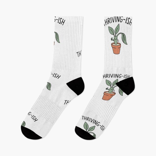 Item preview, Thriving-ish Funny Struggling Houseplant designed and sold by GoofyShopp.
