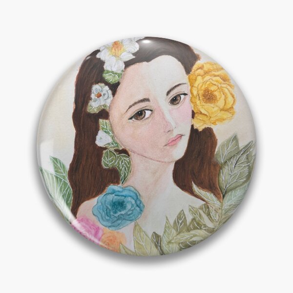 Item preview, Lady and Flowers designed and sold by RosaLL.