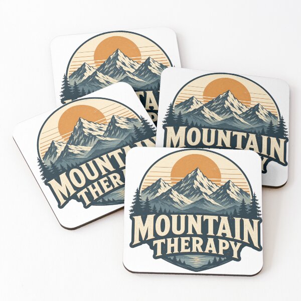 Artikelvorschau, Mountain Therapy Vintage Hiking Design entworfen und verkauft von TSshirtShoppe.