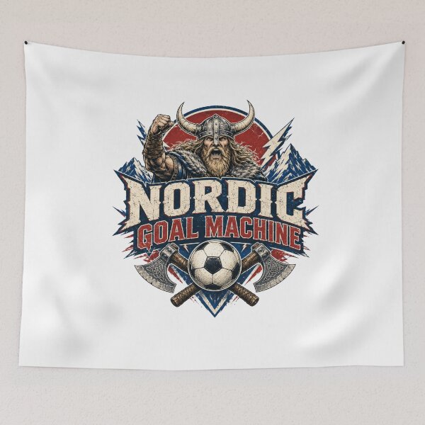 Item preview, Nordic Goal Machine Viking Soccer designed and sold by TSshirtShoppe.