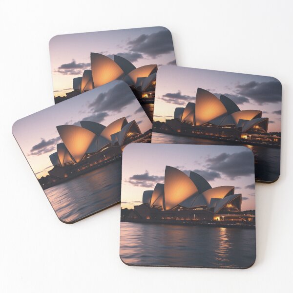 Item preview, Sydney Opera House at sunset designed and sold by CreationsNicB.