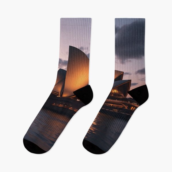 Item preview, Sydney Opera House at sunset designed and sold by CreationsNicB.