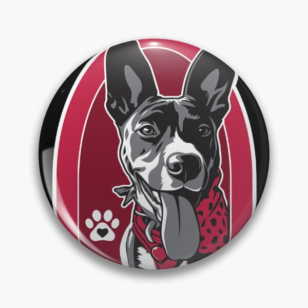 Item preview, Adopt Sweet Babies | Pop Art Rescue Dog Illustration | Pink & Gray designed and sold by Rot & Bloom.