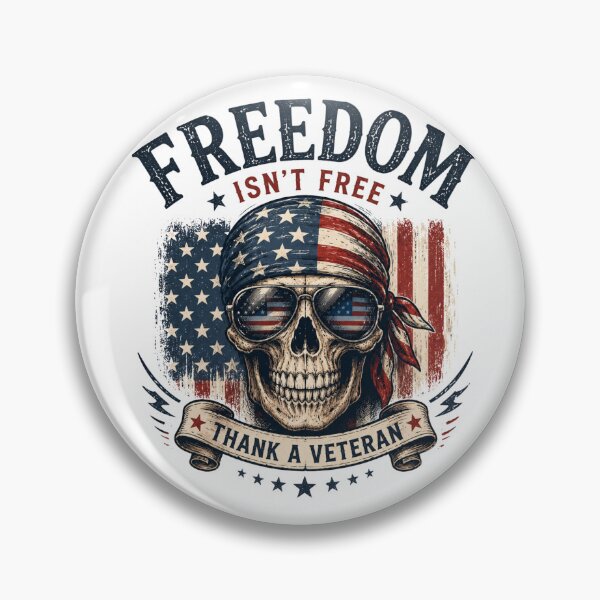 Item preview, Freedom Isn’t Free Veteran Tribute Design designed and sold by TSshirtShoppe.