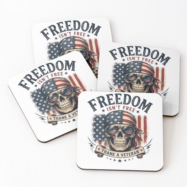 Item preview, Freedom Isn’t Free Veteran Tribute Design designed and sold by TSshirtShoppe.