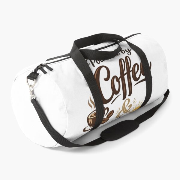 Item preview, Powered by Coffee & Quiet Mornings designed and sold by Black-White-art.