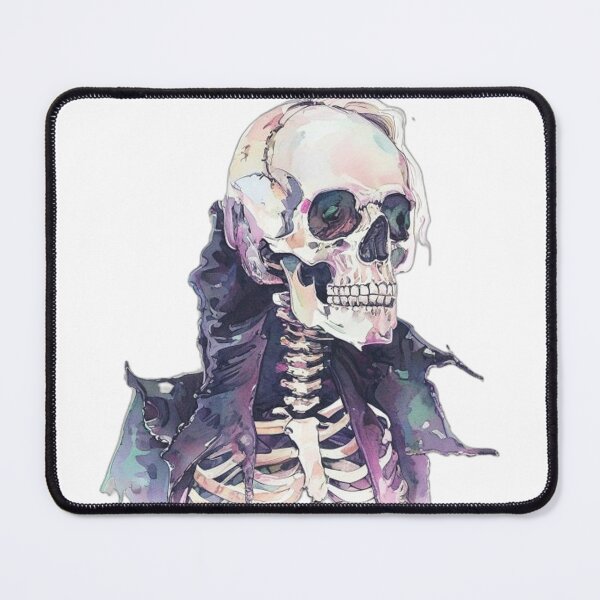 Item preview, Muted Pastel Skull: A Gentle Gothic Watercolor Portrait designed and sold by Shadow-Stone.
