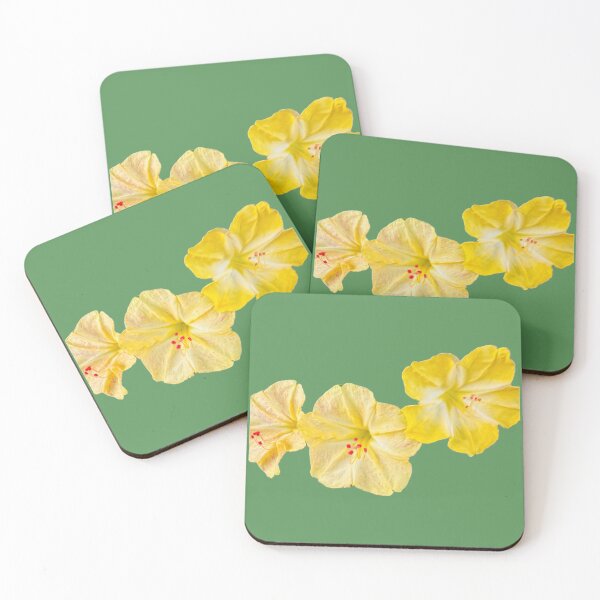 Item preview, Isolated Yellow Four O'Clock Flower Botanical Graphic Cutout designed and sold by BalkanBloomArt.