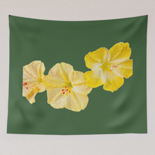 Item preview, Isolated Yellow Four O'Clock Flower Botanical Graphic Cutout designed and sold by BalkanBloomArt.