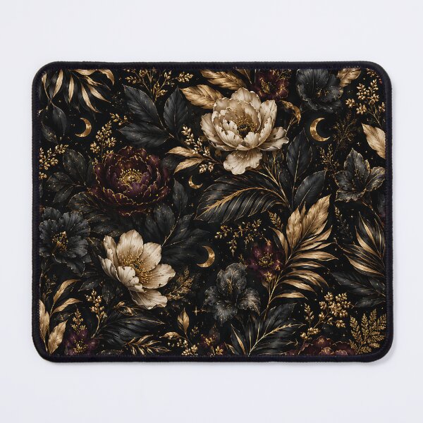 Item preview, Midnight Noir Luxury Floral Pattern designed and sold by HUMANITY STUDIOS.