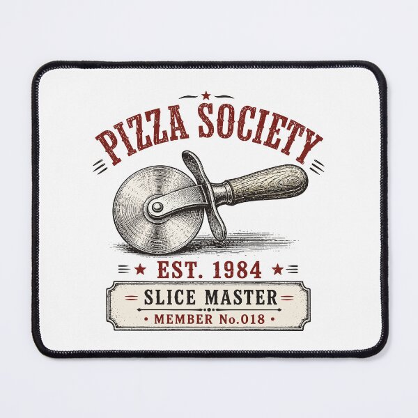 Artikelvorschau, Pizza Society | Pizzaschneider | Geschenk für Pizzaliebhaber entworfen und verkauft von Mikoff04-arts.