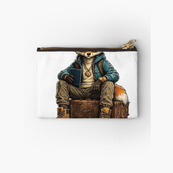Item preview, Born to Explore Travel Fox Adventure designed and sold by ali prints.
