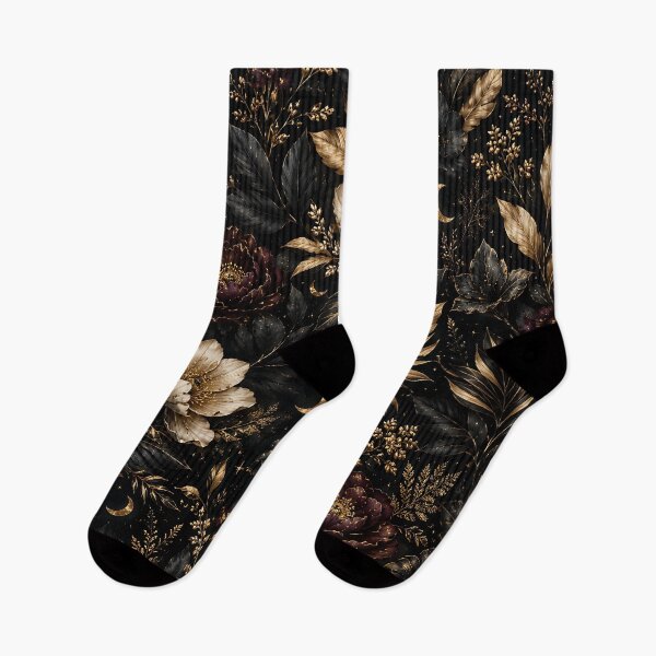 Item preview, Midnight Noir Luxury Floral Pattern designed and sold by HUMANITY STUDIOS.