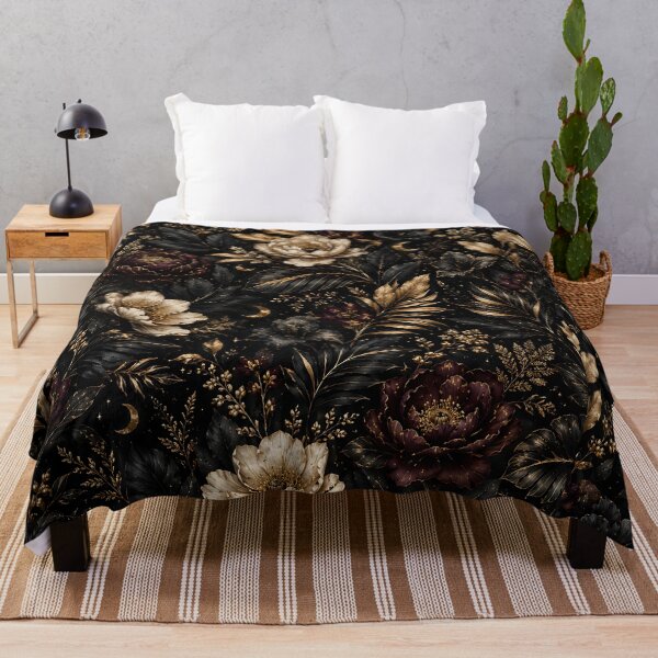 Item preview, Midnight Noir Luxury Floral Pattern designed and sold by HUMANITY STUDIOS.