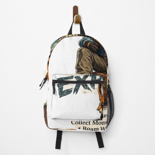 Item preview, Born to Explore Travel Fox Adventure designed and sold by ali prints.
