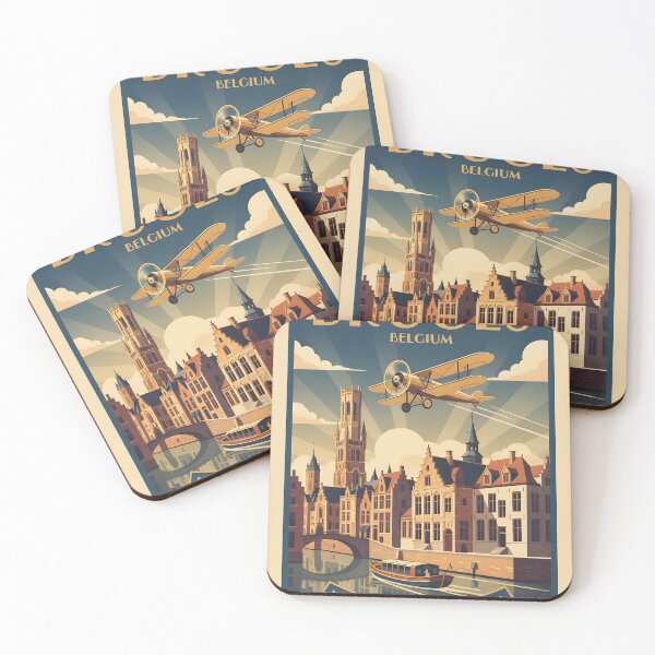 Item preview, Bruges Travel Poster designed and sold by Robert Lacy.
