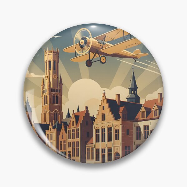 Item preview, Bruges Travel Poster designed and sold by Robert Lacy.