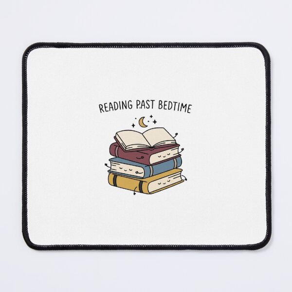 Item preview, Reading Past Bedtime Cute Book Stack designed and sold by GoofyShopp.