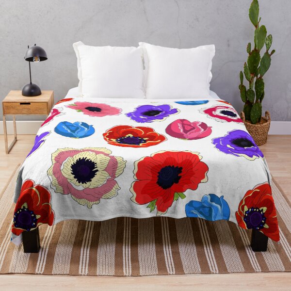 Item preview, Elegant Japanese Anemone Flower Bloom Art designed and sold by OrPolly.