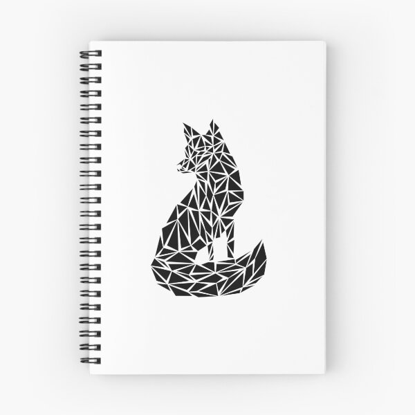 Item preview, Black Geometric Fox designed and sold by Espyr.Art.